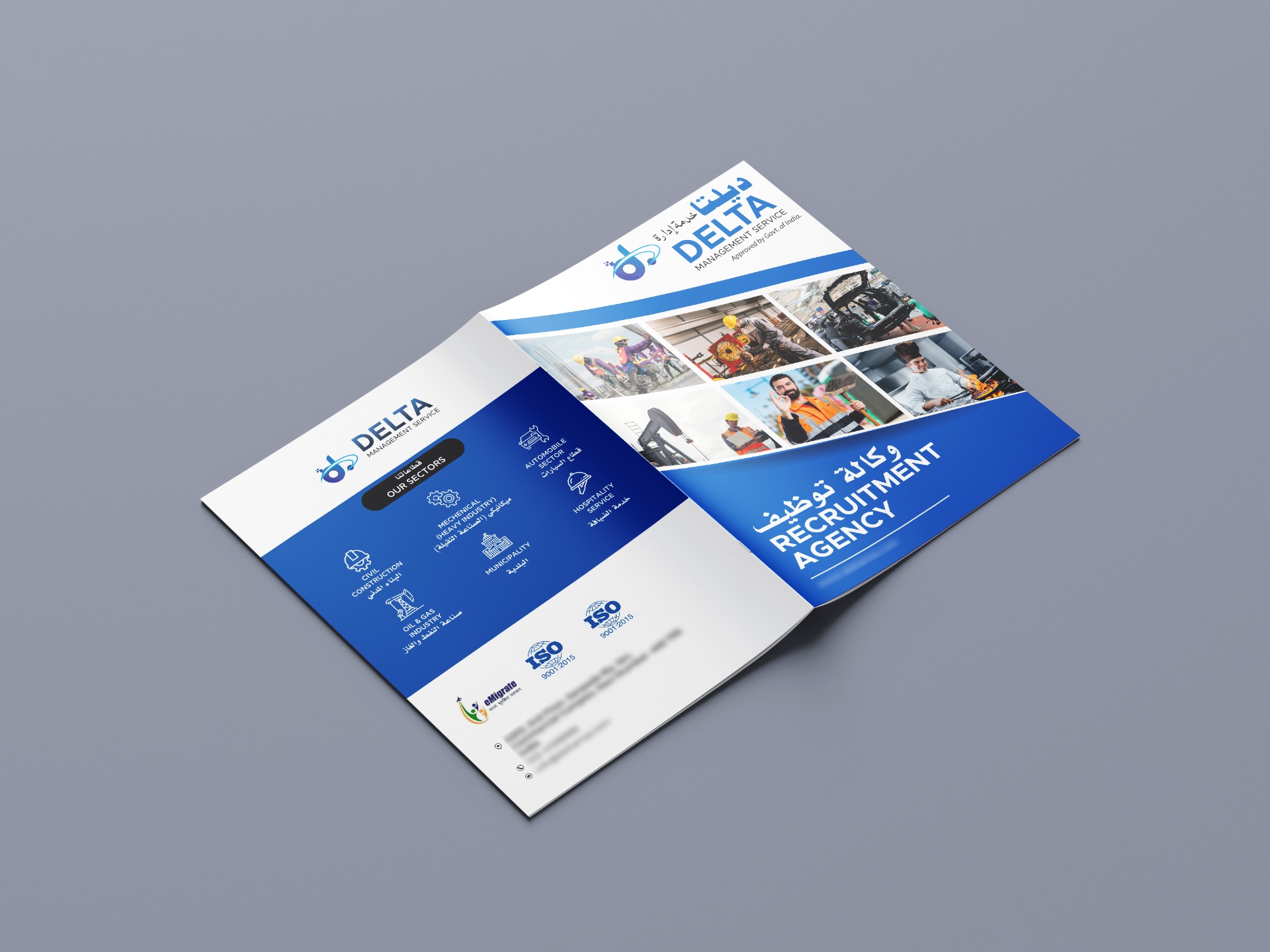 Delta Management — Recruitment agency bi-fold
